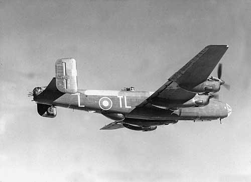 RAF Bomber Command 100 Halifaxes attack railway yard Bayreuth 11 April 1945
