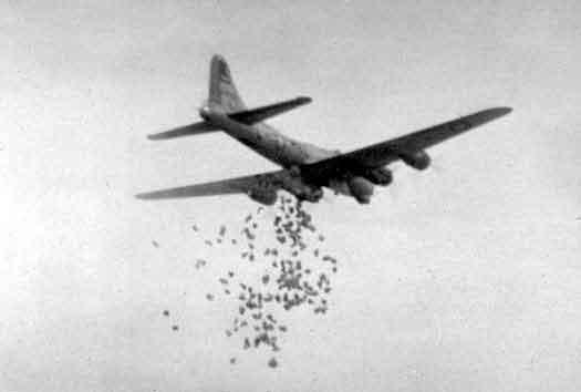 RAF Bomber Command Lancasters Operation Manna day 1 Ypenburg