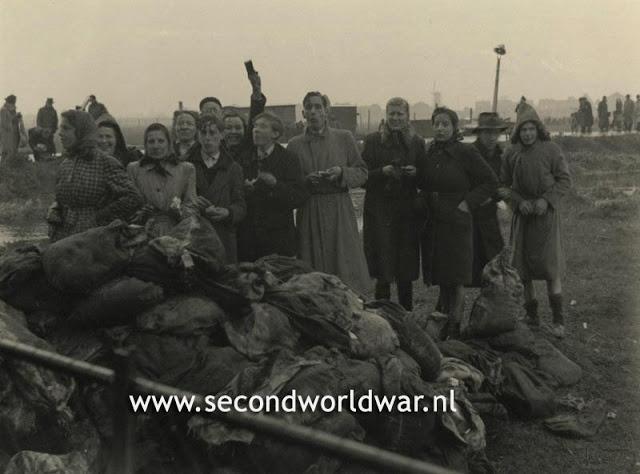 RAF Bomber Command Lancasters Operation Manna day 7 Gouda