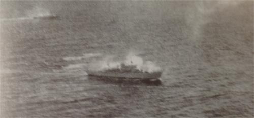 AEAF Mustangs and Coastal Com. Beaufighters attacking ships 44-6-15