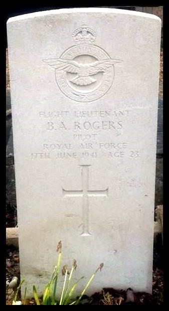 Flight of Hurricane II Z2888 and Flight Lieutenant B A Rogers on 1941-06-17