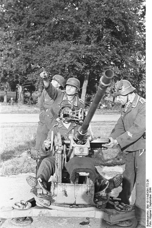 German 2 cm FlaK 30 anti-aircraft gun