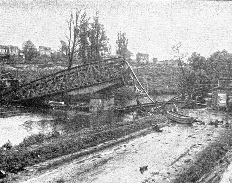 Railway Bridge Over the River Orne at Caen Carrying ` the Main Cherbourg-Paris Line Reconstruction