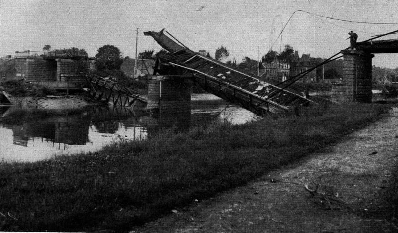 Single-Line Railway Bridge Over the River Orne Connecting the Main Line to the Dockside Lines