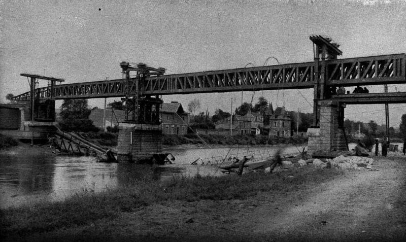 Single-Line Railway Bridge Over the River Orne Connecting the Main Line to the Dockside Lines