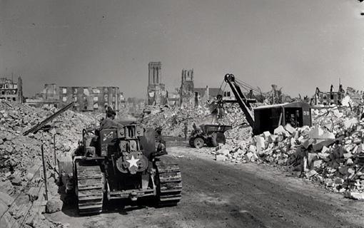 Churchill bridge, built by Royal Canadian Engineers
