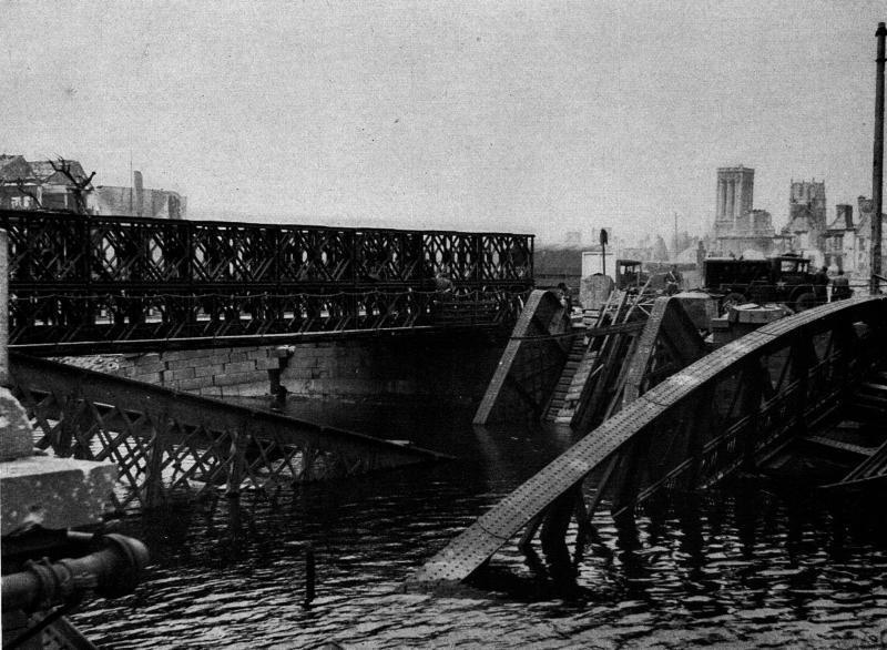 Churchill bridge, built by Royal Canadian Engineers