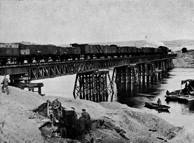 2 Railway Construction & Maintenance Group building Railway Bridge over River Seine, Le Manoir