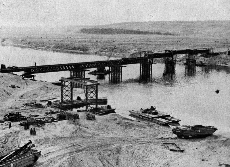 2 Railway Construction & Maintenance Group building Railway Bridge over River Seine, Le Manoir
