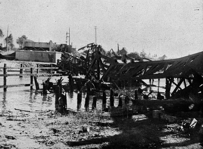 5 Railway Construction & Maintenance Group building Railway Bridge in the Dock Area at Calais