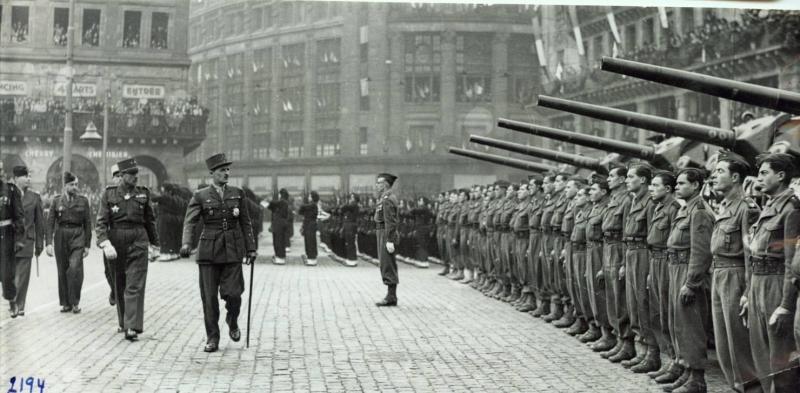 Free France in Strasbourg. 26 November 1944.
