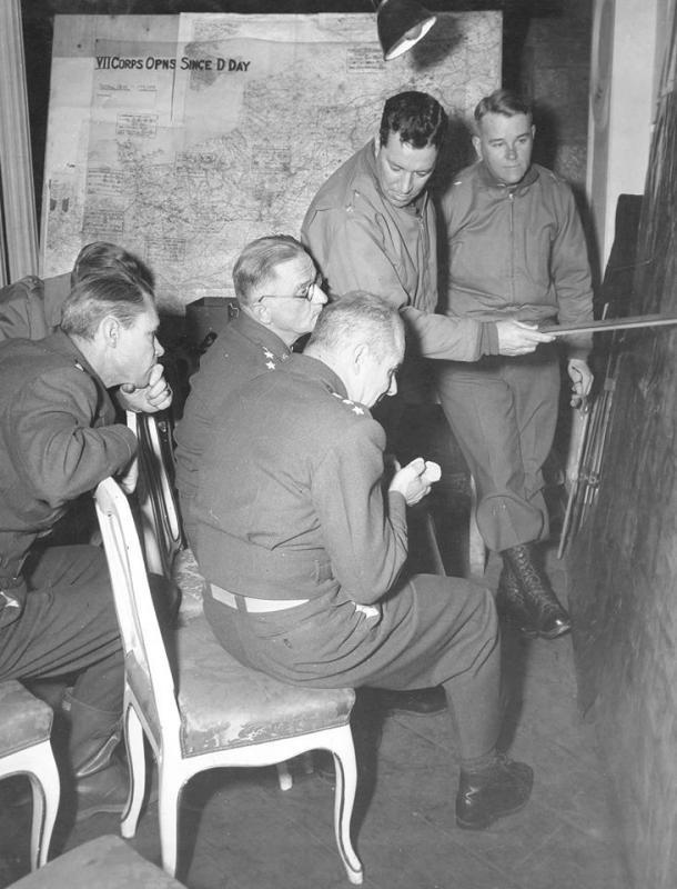 VII Corps Headquarters, Münsterbusch, Germany, 19 Nov 1944