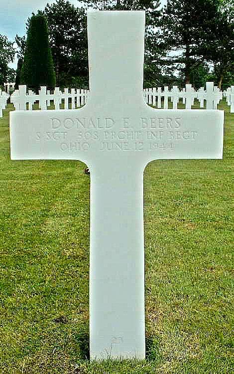 Staff sergeant Beers Donald E (Service #: 35045241) died on 1944-06-06