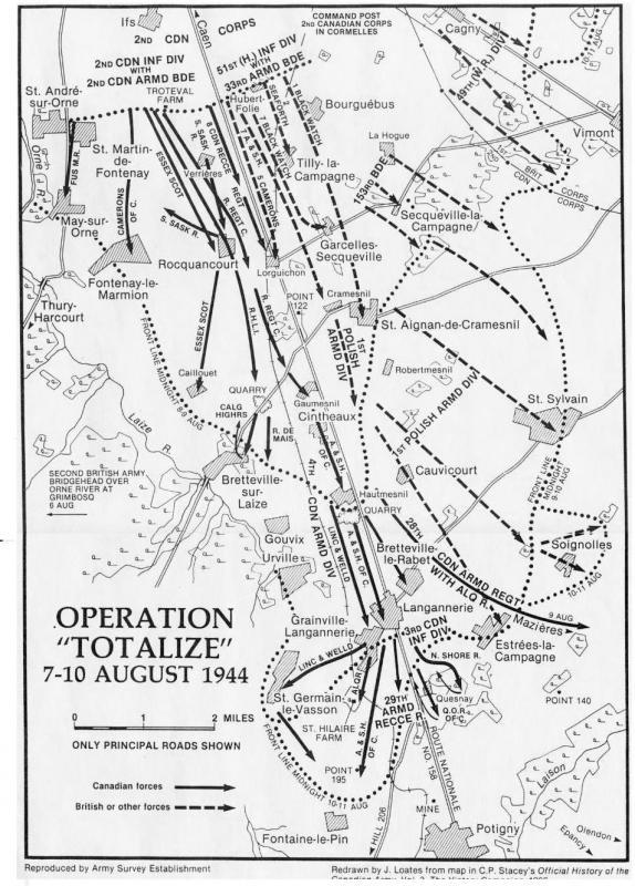 The Algonquin Regiment landing Hill 195