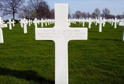 501 Parachute Infantry Regiment Jacob H.Wingard KIA