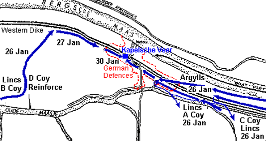 The Lincoln and Welland Regiment 4th succesful attempt at Kapelsche Veer day 2