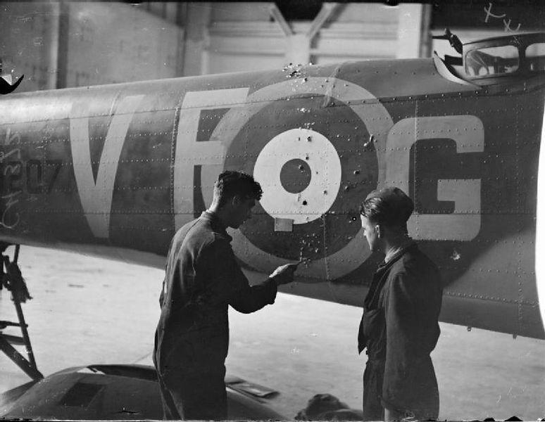 Bristol Blenheim IV (N6207 VE-G) on a mission to English Channel on 1940-05-21
