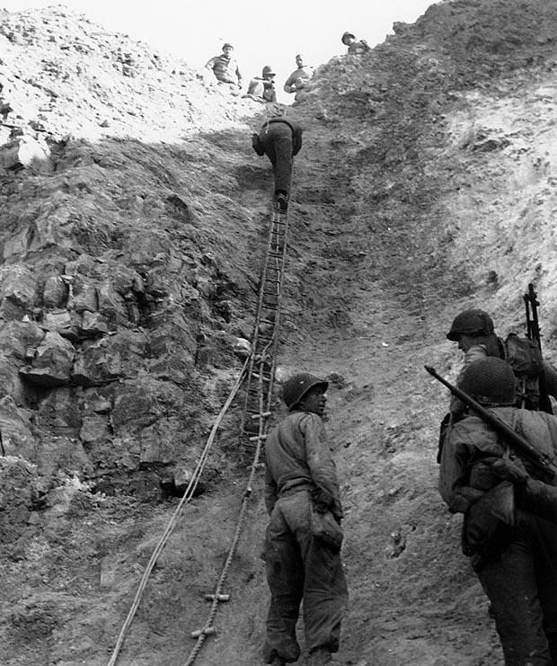 2 Ranger Battalion (USA) landed on D-day in Normandy France