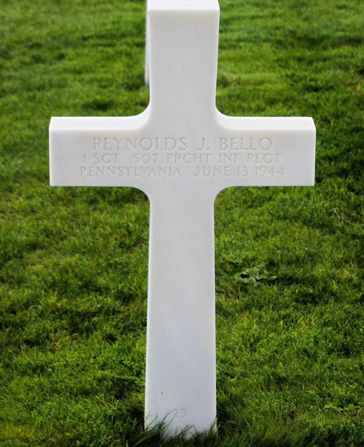 First Sergeant Bello Reynolds J (Service #: 06853368) died on 1944-06-13