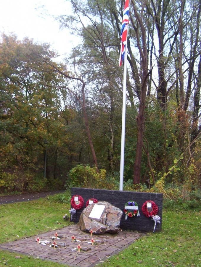 Wellington Mk IV Z1321 QT-V lost at Vlaardingen (North East of) on 25-03-1942 (SGLO ref: T1456)