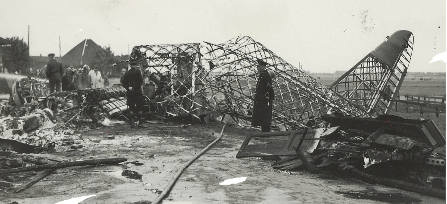 Wellington lost at Haarlem (Oude weg-Veerpolder) on 06-07-1940 (SGLO ref: T0743)