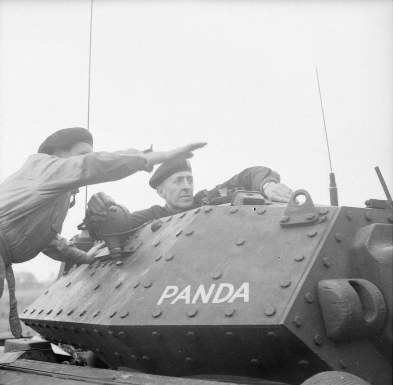 Major-General B G Horrocks, then GOC of 9th Armoured Division