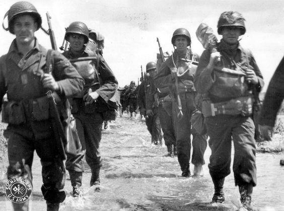 4 Infantry Division (USA) landed on D-day in Normandy France