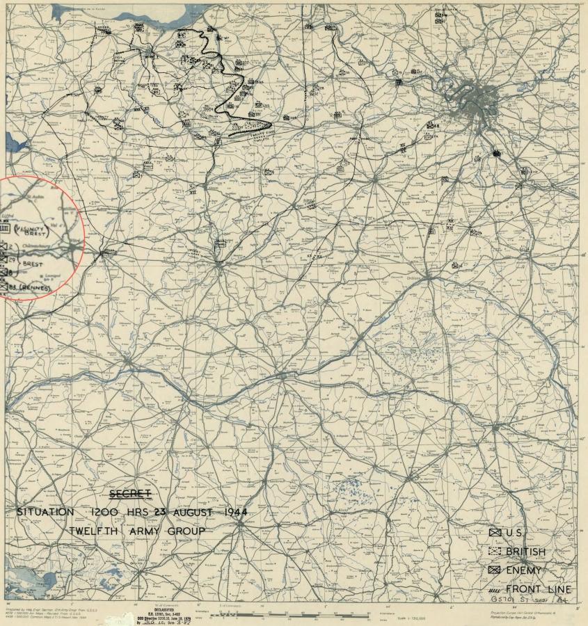 8 Infantry Division (USA) at Brest