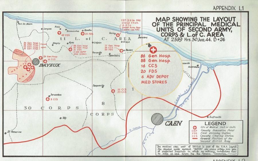 20 Field Dressing Station near Douvres