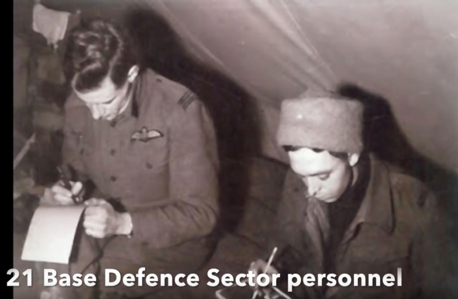 21 Base Defence Sector landed on D-day in Normandy France