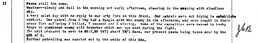1 The Regina Rifle Regiment June 17th