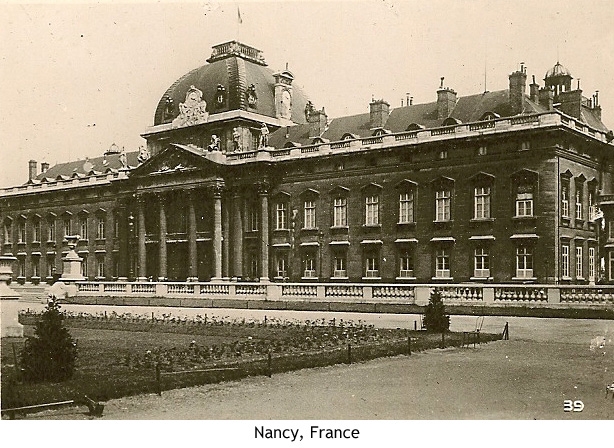 552 Ordnance Heavy Maintenance Company (USA) arrived Nancy