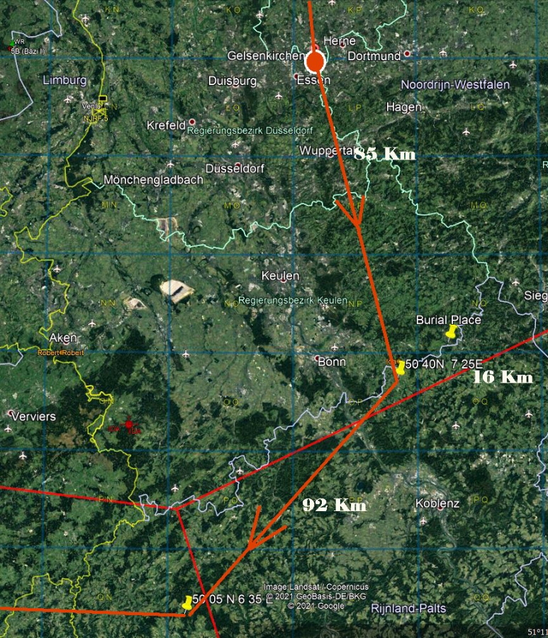 Handley Page Halifax V (DK229 NA-W) on a mission to Gelsenkirchen on 1943-07-10