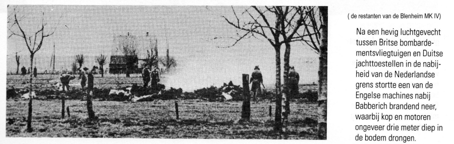 Blenheim lost at Babberich on 14-04-1940 (SGLO ref: T0015)