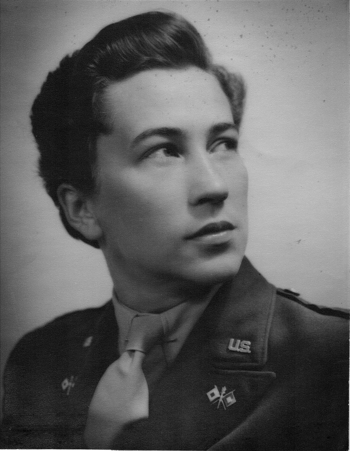 JULIE A. BURRITT, L-216798, WAC, Headquarters First Allied Airborne Army