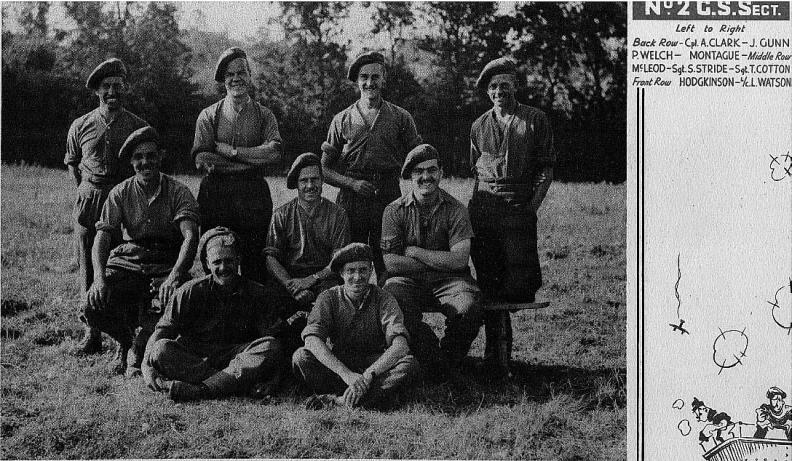 521 Field Survey Company on a mission to Hoya, Germany on 1945-04-16