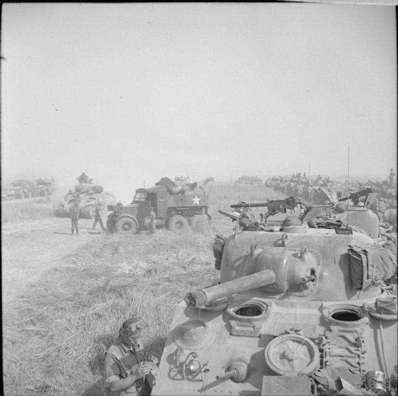 1st Polish Armoured Division crossing the Maas at Gennep