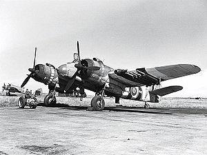 Beaufighter lost at North Sea (15 km N Ameland) on 23-10-1942 (SGLO ref: T1886)