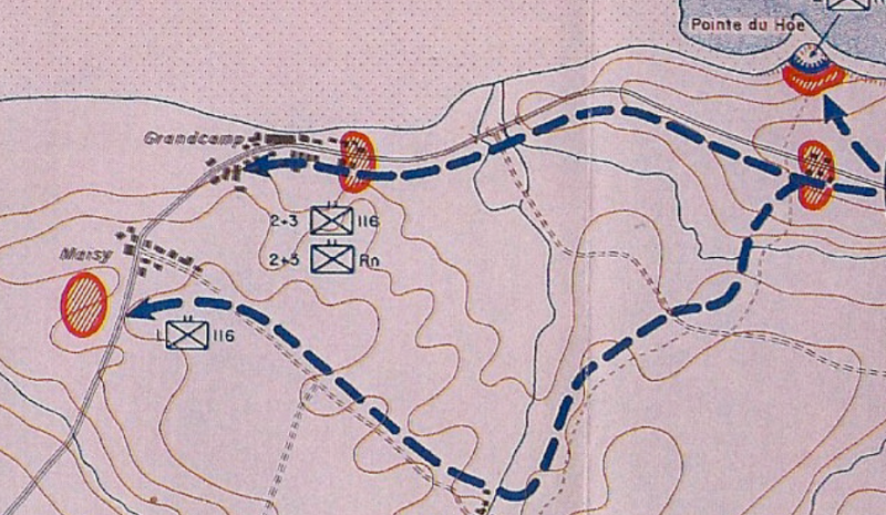 5th Ranger Battalion (USA) to Grandcamp