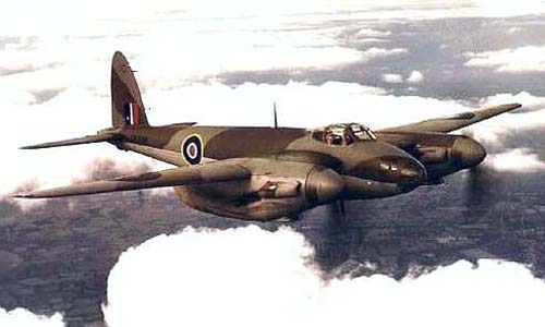 Mosquito lost at North Sea (N Terschelling) on 11-07-1944 (SGLO ref: T3865)