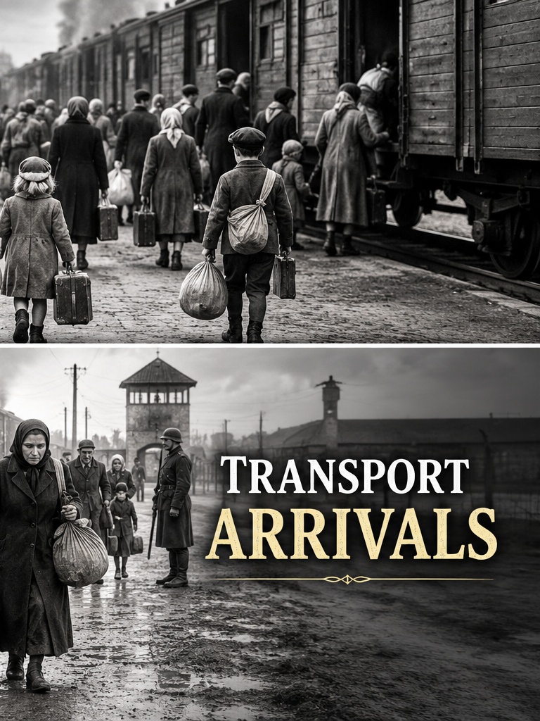 Arrival at Auschwitz from Bielitz u. Kattowitz — 28 October 1941
