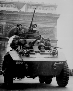 Victory' Parade by American troops