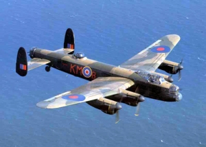 RAF Bomber Command 100 Lancasters bombed the fuel-storage 20 April 1945