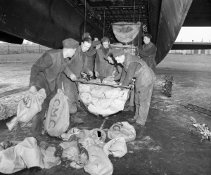 RAF Bomber Command Lancasters Operation Manna day 5 Leiden