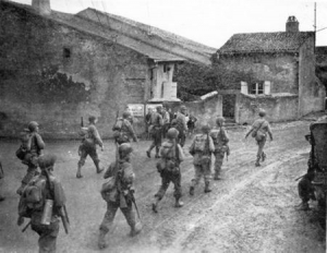 90th Infantry Division (USA) moving North of Metz