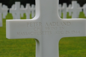 Corporal Aadland Peter (Service #: 31157172) died on 1944-08-26