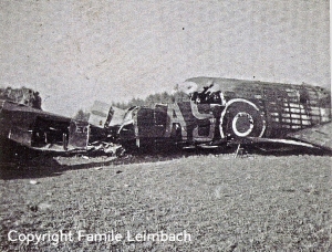 Avro Lancaster I ED366 AS-C crashed near Obermeiser on 1943-10-22