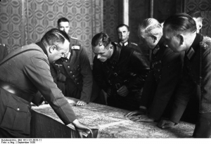 Vladimir Yulianovich Borovitsky and General Heinz Guderian in Brest