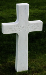 Second Lieutenant Amino Frank E (Service #: O1309892) died on 1944-07-05