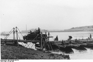 Germans crossing the Meuse, 10 May 1940